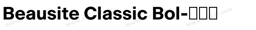 Beausite Classic Bol字体转换